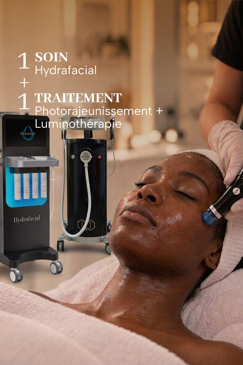 Forfait ARGENT : Hydrafacial éclat intense