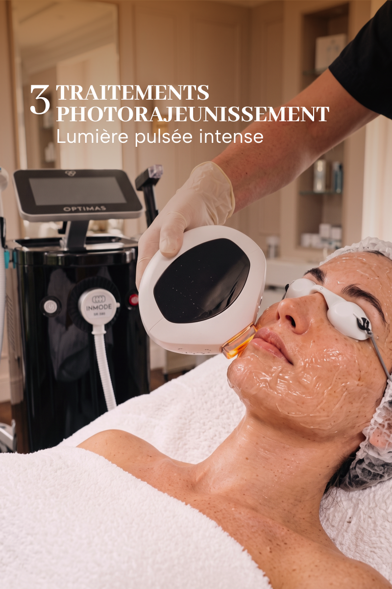 CURE DE 3 PHOTORAJEUNISSEMENTS